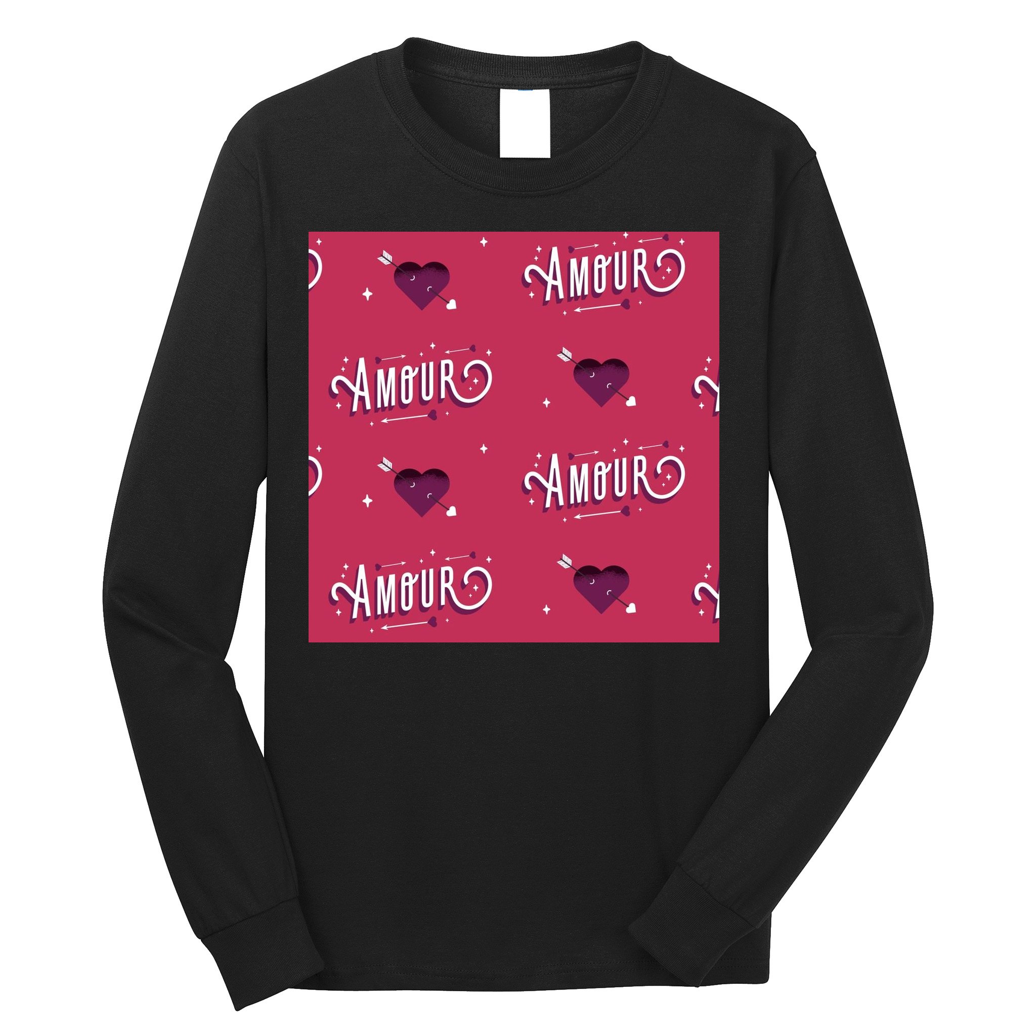 Amour Cute Valentine's Day Gift Long Sleeve Shirt