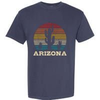 Arizona Cactus Vintage Retro Desert Souvenir Gift Garment-Dyed Heavyweight T-Shirt