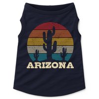 Arizona Cactus Vintage Retro Desert Souvenir Gift Doggie Tank