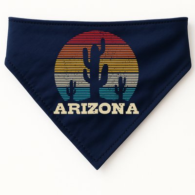 Arizona Cactus Vintage Retro Desert Souvenir Gift USA-Made Doggie Bandana
