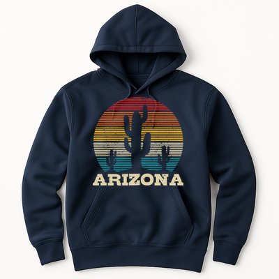 Arizona Cactus Vintage Retro Desert Souvenir Gift Hoodie