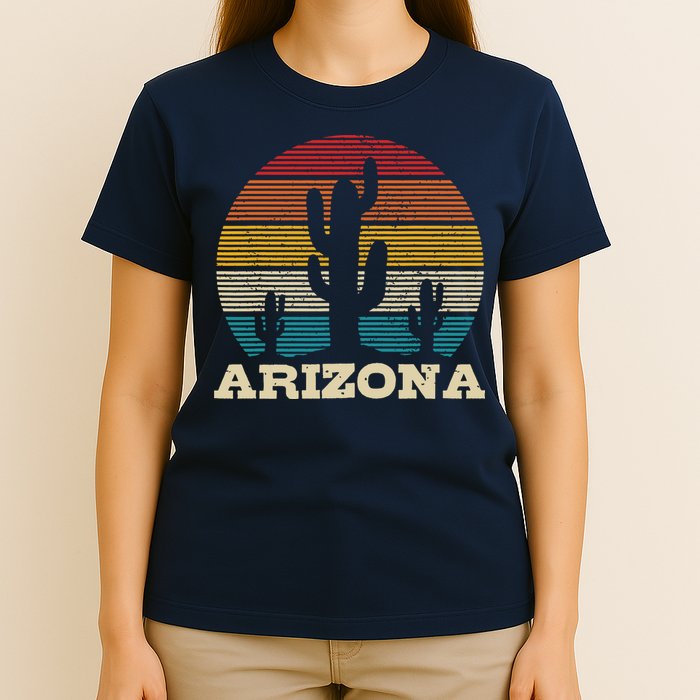 Arizona Cactus Vintage Retro Desert Souvenir Gift T-Shirt