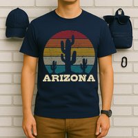 Arizona Cactus Vintage Retro Desert Souvenir Gift T-Shirt