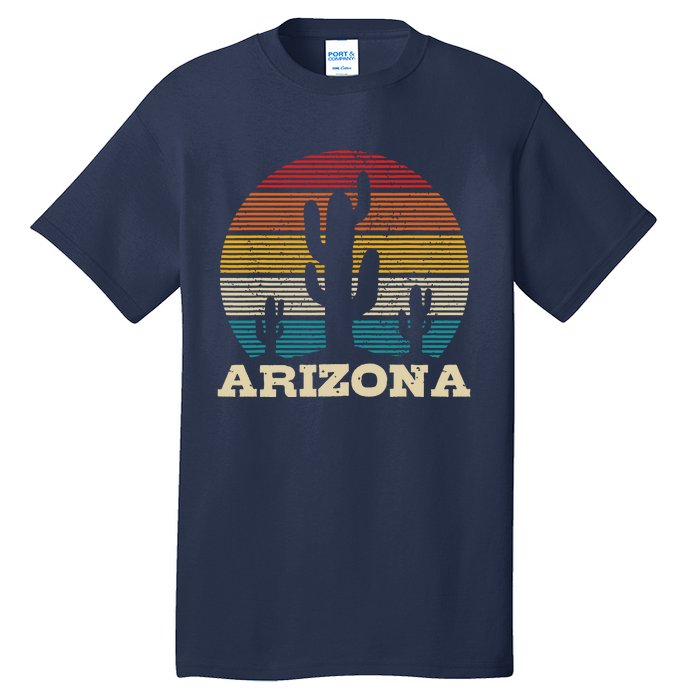 Arizona Cactus Vintage Retro Desert Souvenir Gift Tall T-Shirt