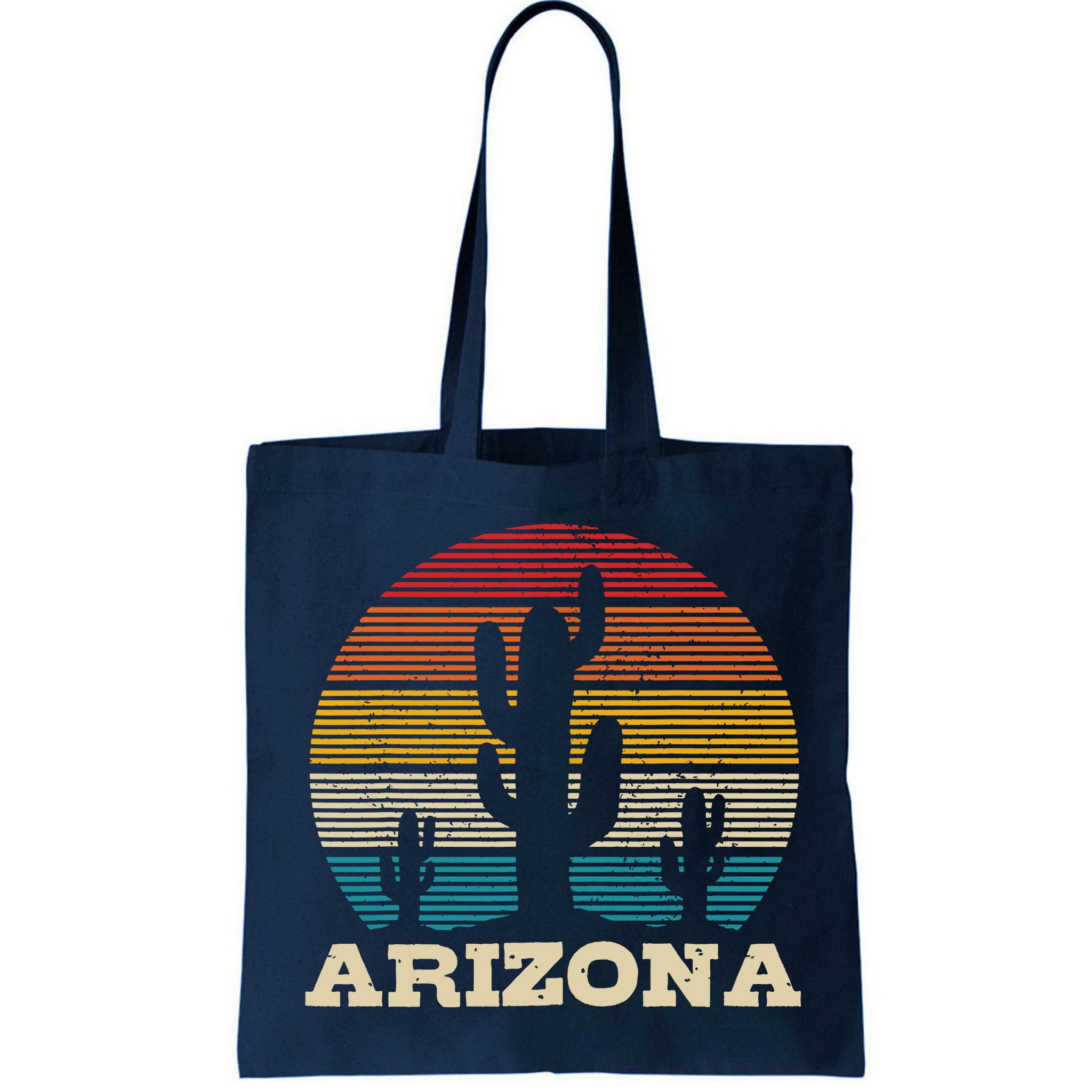 Arizona Cactus Vintage Retro Desert Souvenir Gift Bag