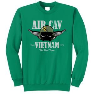 Air Cav Vietnam Huey Pilot Helmet (Distressed) Sweatshirt