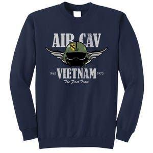 Air Cav Vietnam Huey Pilot Helmet (Distressed) Tall Sweatshirt