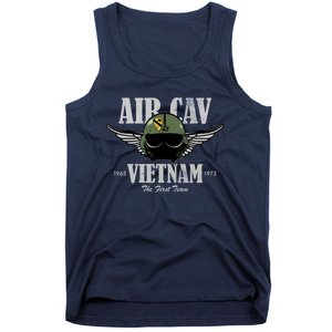 Air Cav Vietnam Huey Pilot Helmet (Distressed) Tank Top