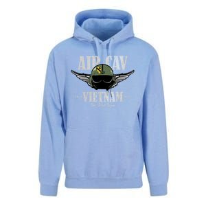 Air Cav Vietnam Huey Pilot Helmet (Distressed) Unisex Surf Hoodie