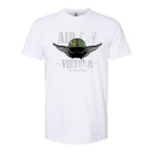 Air Cav Vietnam Huey Pilot Helmet (Distressed) Softstyle CVC T-Shirt