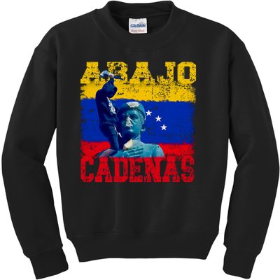 Abajo Cadenas Venezuela Kids Sweatshirt