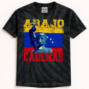 Abajo Cadenas Venezuela Kids Tie-Dye T-Shirt