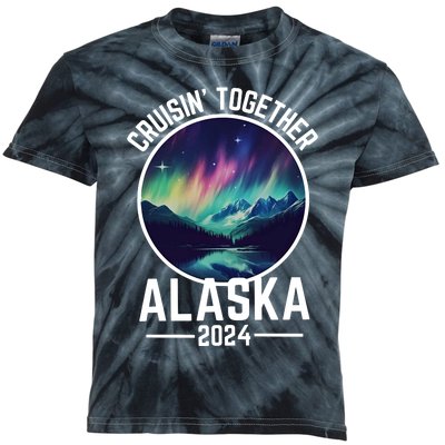 Alaska Cruise Vacation Group Kids Tie-Dye T-Shirt