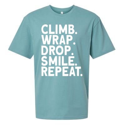 Aerialist Climb Warp Drop Smile Repeat Aerial Silks Gift Sueded Cloud Jersey T-Shirt