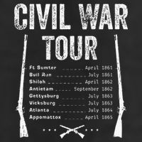 American Civil War Tour Battle Dates Reenactment Gettysburg Cool Comfort Performance Bucket Hat