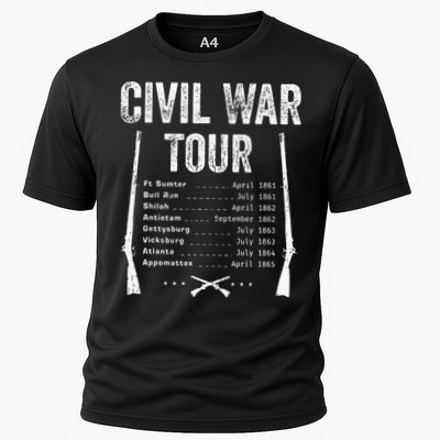 American Civil War Tour Battle Dates Reenactment Gettysburg Performance Shirt
