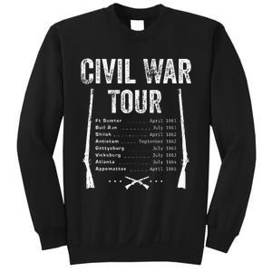 American Civil War Tour Battle Dates Reenactment Gettysburg Sweatshirt