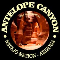 Antelope Canyon (W) (1) Drawstring Bag