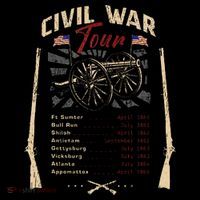 American Civil War Battle Dates Reenactment Gettysburg Premium T-Shirt