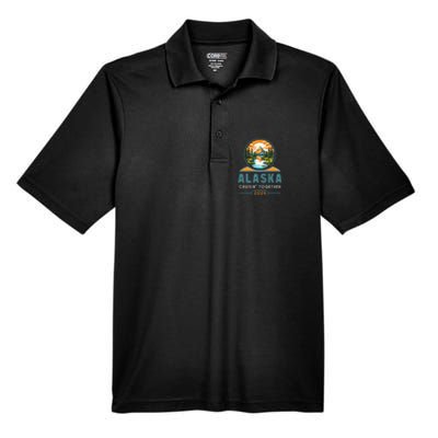 Alaska Cruise Wear Alaska Design Alaska Cruise 2024 Group Men's Origin Performance Piqué Polo