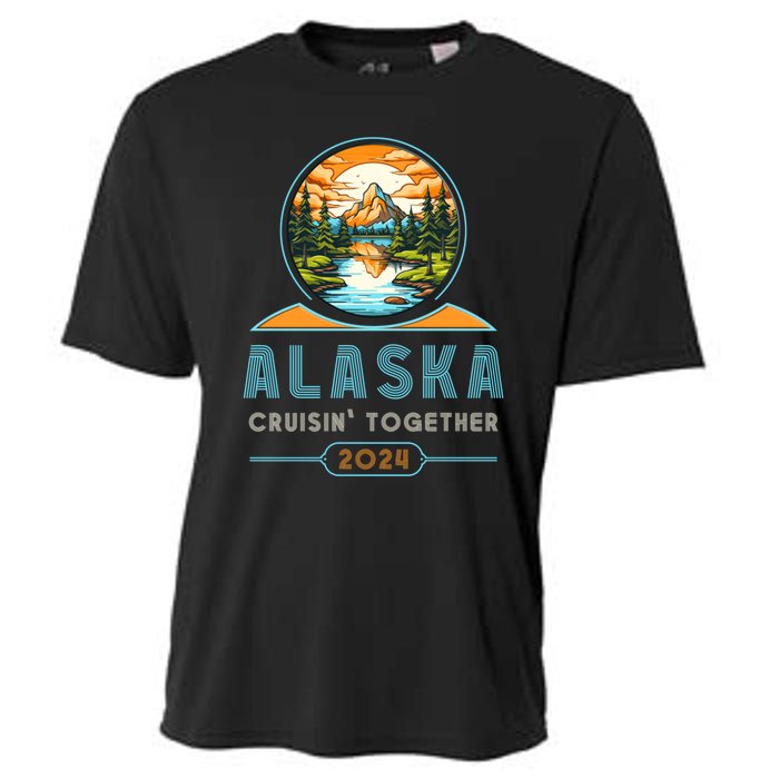 Alaska Cruise Wear Alaska Design Alaska Cruise 2024 Group Cooling Performance Crew T-Shirt