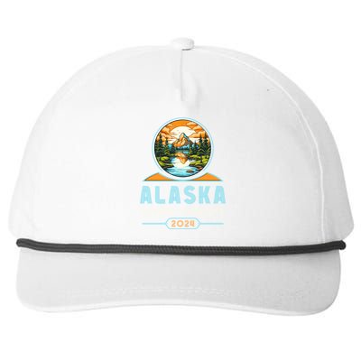 Alaska Cruise Wear Alaska Design Alaska Cruise 2024 Group Snapback Five-Panel Rope Hat