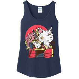 Anime Cat Waifu Who Loves Anime Ramen And Sketching Japan Ladies Essential Tank