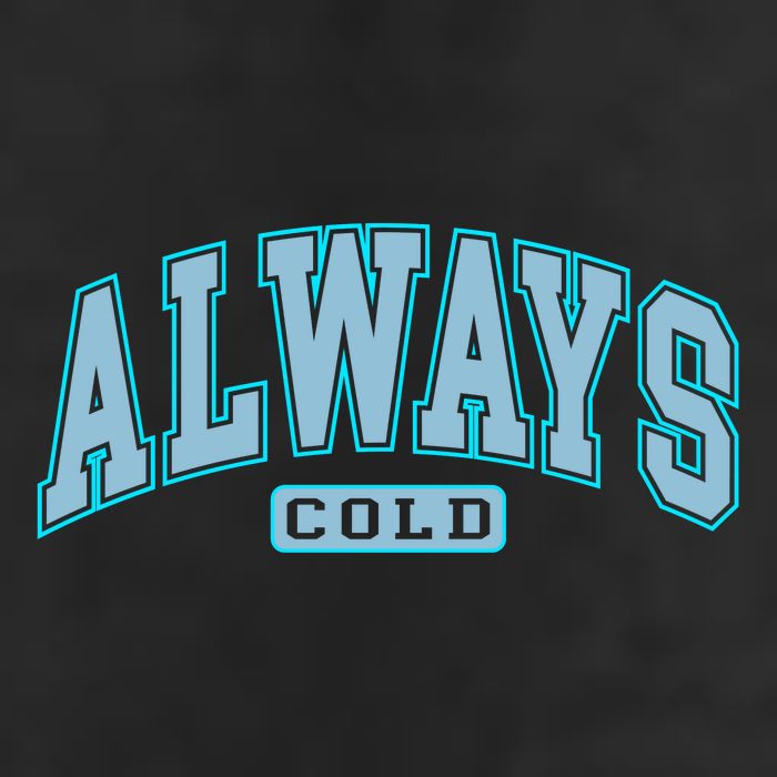 Always Cold Winter Christmas Season 7 Panel Mesh Trucker Snapback Hat