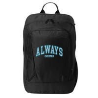 Always Cold Winter Christmas Season City Backpack