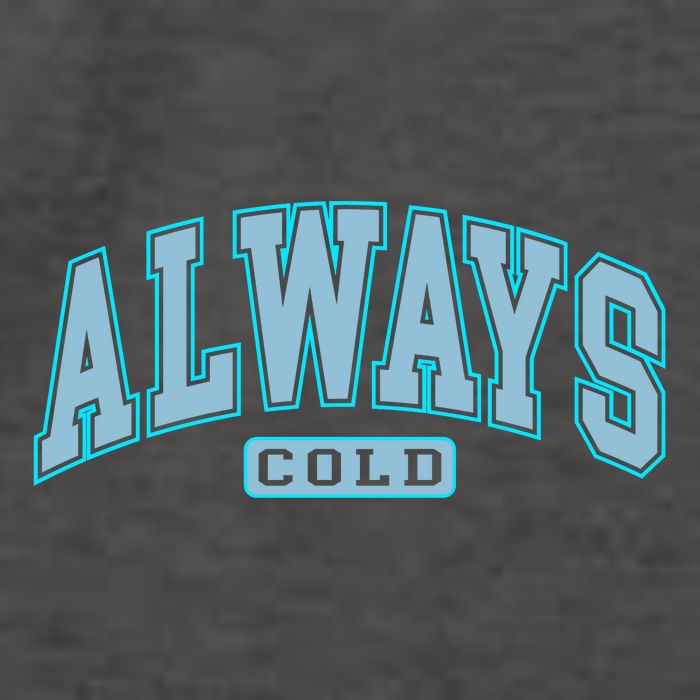 Always Cold Winter Christmas Season Vector Backpack