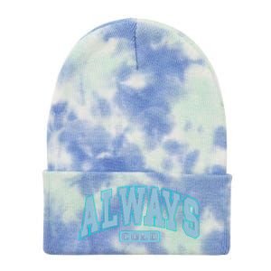 Always Cold Winter Christmas Season Tie Dye 12in Knit Beanie