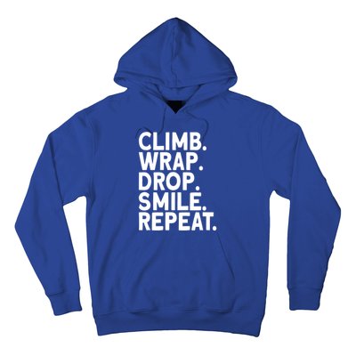 Aerialist Climb Warp Drop Smile Repeat Aerial Silks Cool Gift Hoodie