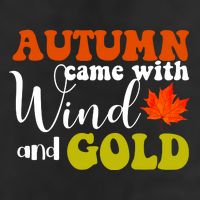 Autumn Came With Wind And Gold 7 Panel Mesh Trucker Snapback Hat
