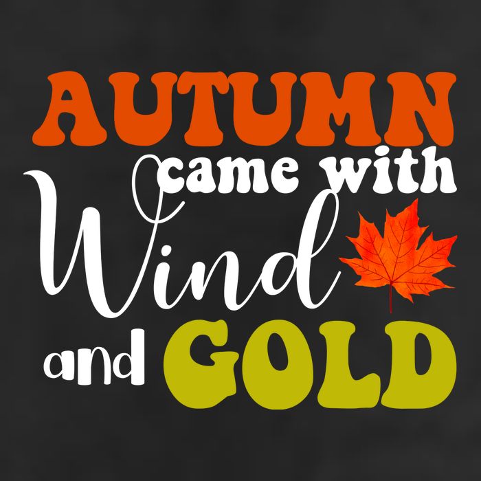 Autumn Came With Wind And Gold 7 Panel Mesh Trucker Snapback Hat