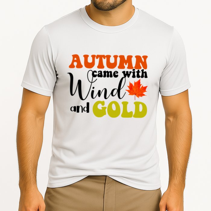Autumn Came With Wind And Gold Performance Shirt