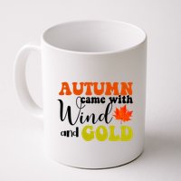 Autumn Came With Wind And Gold Mug