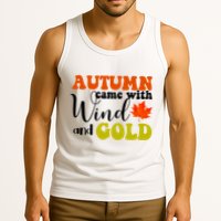 Autumn Came With Wind And Gold Tank Top