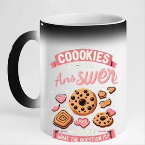 Amazing Christmas Xmas Cookie Baking Clothing 11oz Black Color Changing Mug