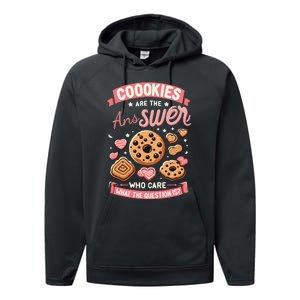 Amazing Christmas Xmas Cookie Baking Clothing Performance Fleece Hoodie