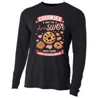 Amazing Christmas Xmas Cookie Baking Clothing Cooling Performance Long Sleeve Crew