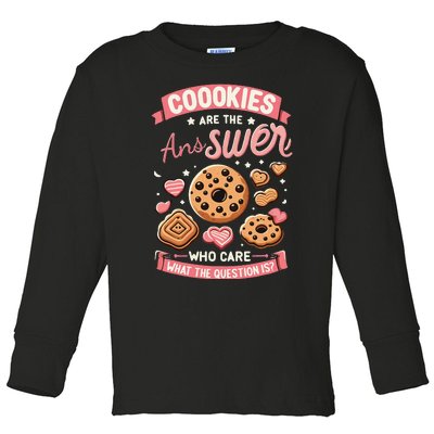 Amazing Christmas Xmas Cookie Baking Clothing Toddler Long Sleeve Shirt