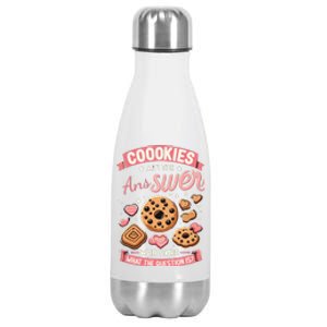 Amazing Christmas Xmas Cookie Baking Clothing Stainless Steel Insulated Water Bottle