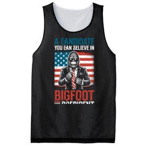 A Candidate You Can Believe In Bigfoot For President 2024 Mesh Reversible Basketball Jersey Tank