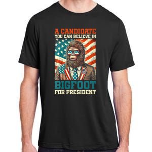 A Candidate You Can Believe In Bigfoot For President 2024 Adult ChromaSoft Performance T-Shirt