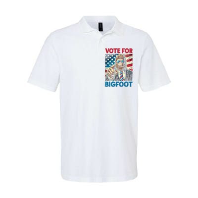 A Candidate You Can Believe In Bigfoot For President 2024 Softstyle Adult Sport Polo