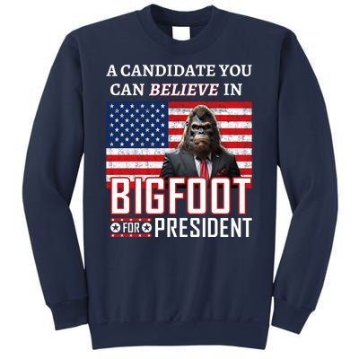 A Candidate You Can Believe In. Bigfoot For President Sweatshirt