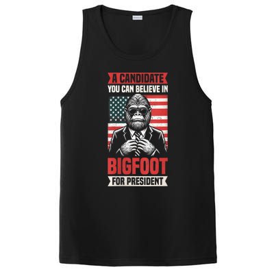 A Candidate You Can Believe In Bigfoot For President 2024 PosiCharge Competitor Tank