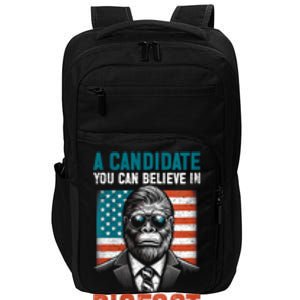 A Candidate You Can Believe In Bigfoot For President 2024 Impact Tech Backpack