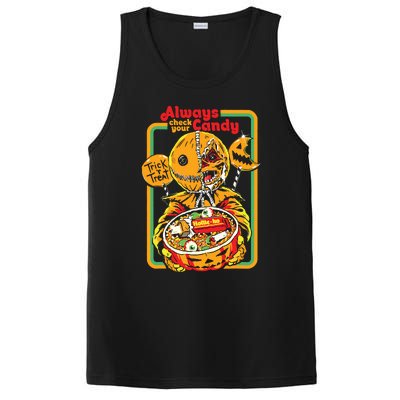 Always Check Your Candy Trick Or Treat, Funny Halloween PosiCharge Competitor Tank