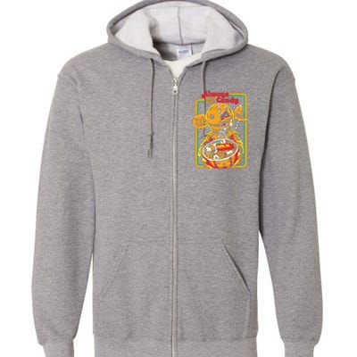 Always Check Your Candy Trick Or Treat, Funny Halloween Full Zip Hoodie